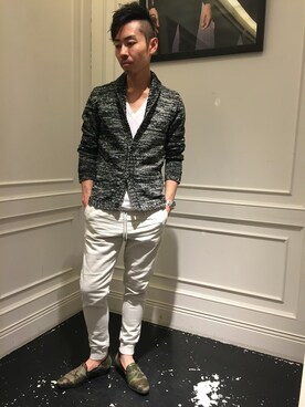 「スエット」｜DAIさん（メンズ・180cm）の春コーディネート