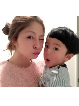 「pray（プレイ）のアイテム」を使った、mikiviciousさん（レディース・162cm）の冬コーディネート