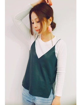 「pray（プレイ）のアイテム」を使った、mikiviciousさん（レディース・162cm）の春コーディネート