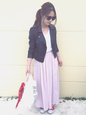 「pray（プレイ）のアイテム」を使った、mikiviciousさん（レディース・162cm）の春コーディネート