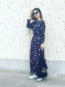 「kormarch」｜「アイテム（ワンピース/ドレス）」を使った、mikiviciousさん（レディース・162cm）の秋コーディネート