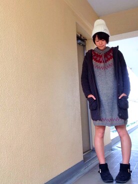 「nusy（ヌージー）のアイテム（ジャケット/アウター）」を使った、   茜 *・゜ さん（レディース・158cm）の秋コーディネート