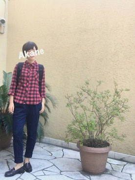 「GRAVIS（グラヴィス）のアイテム（バッグ）」を使った、   茜 *・゜ さん（レディース・158cm）の秋コーディネート