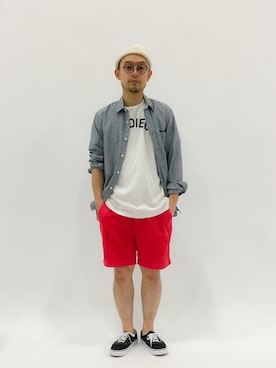 「Journal Standard TRISECT（トライセクト）のアイテム（帽子）」を使った、mamamamascoさん（メンズ・163cm）の春コーディネート