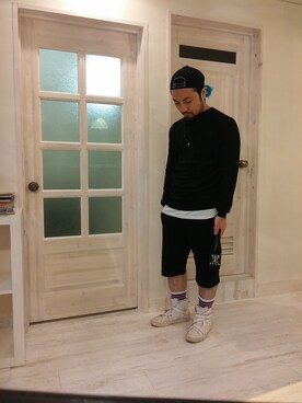 「JULIEN DAVID（ジュリエンデビッド）のアイテム（キャップ）」を使った、clusterさん（メンズ・162cm）の秋コーディネート