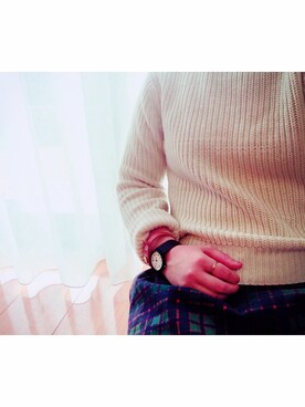 「CASIO」｜「アイテム（ブーツ）」を使った、kao☺︎さん（レディース・153cm）の春コーディネート