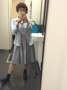 「JACOB（ヤコブ）のアイテム（ワンピース/ドレス）」を使った、yuiさん（レディース・153cm）の夏コーディネート
