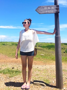 「STAR（スター）のアイテム」を使った、陽陽 🌞 sunnyさん（レディース・163cm）の秋コーディネート