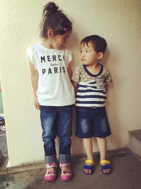 Rio&Yukiさん（キッズ・110cm）の秋コーディネート