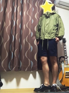 「Dr. Martens（ドクターマーチン）のDr.Martens (ドクターマーチン)/1461 3EYE GIBSON SHOES（その他シューズ）」を使った、TAKEMETALさん（メンズ・170cm）の夏コーディネート