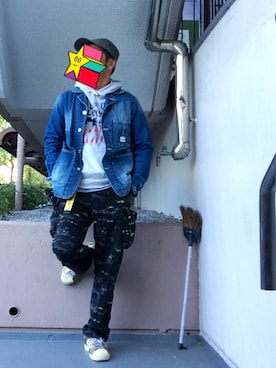 「SCANNER（スキャナー）のアイテム」を使った、tak@さん（メンズ・170cm）の冬コーディネート