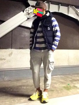 「FIDELITY（フィデリティ）のアイテム（ダウンジャケット/コート）」を使った、tak@さん（メンズ・170cm）の冬コーディネート