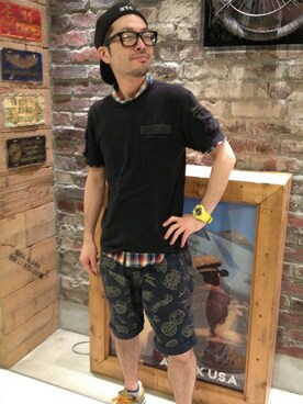 mur@さん(メンズ・171cm)の夏コーディネート