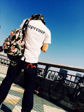 「STUSSY（ステューシー）のアイテム（食器/キッチン）」を使った、faunoさん（メンズ・178cm）の夏コーディネート