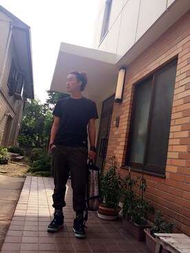 「STUSSY（ステューシー）のアイテム（食器/キッチン）」を使った、faunoさん（メンズ・178cm）の夏コーディネート