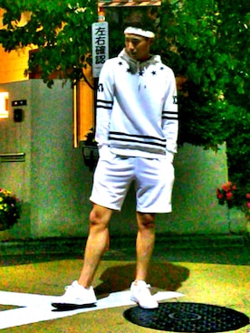 「NIKE（ナイキ）のNIKE/ナイキ グランドテラス 654495（スニーカー）」を使った、kentaさん（メンズ・182cm）の夏コーディネート