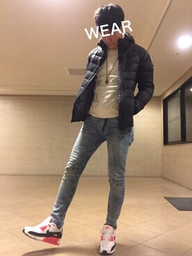 「ユニオンステーション」｜「アイテム（アクセサリー）」を使った、こーやさん（メンズ・174cm）の冬コーディネート