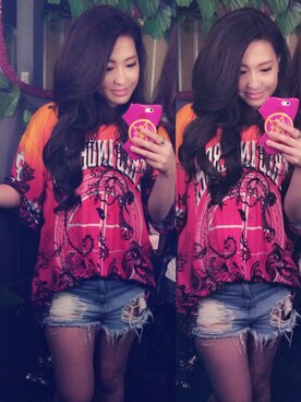 「ASTRID ANDERSEN（アストリッドアンダーセン）のアイテム」を使った、YUFUさん（レディース・153cm）の夏コーディネート