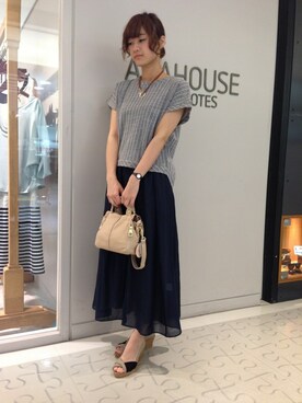 Rikoさん（レディース・162cm）の春コーディネート