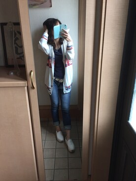 「La Leia（ラレイア）のアイテム」を使った、manaさん（レディース・157cm）の春コーディネート