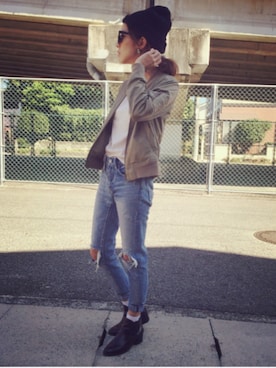 sayさん（レディース・158cm）の秋コーディネート