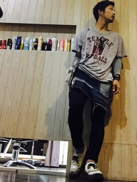 「エプロン」｜いっくんさん（メンズ・173cm・20代）の秋コーディネート