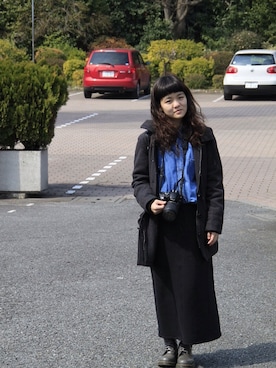 「ESPRIT（エスプリ）のアイテム（カバーオール）」を使った、りーさん（レディース・158cm）の秋コーディネート