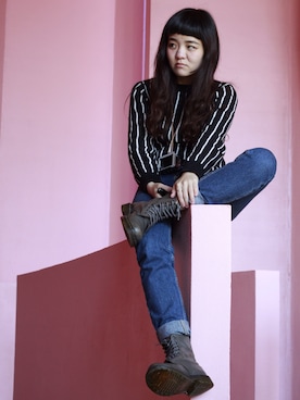 「建築士」｜りーさん（レディース・158cm）の冬コーディネート