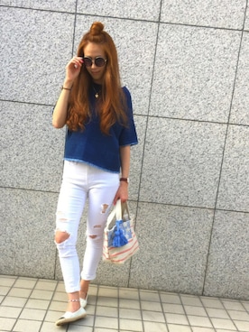 mii◡̈⃝さん（レディース・170cm）の夏コーディネート