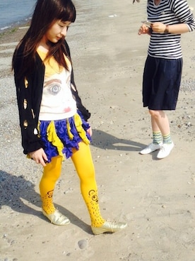 「adidas（アディダス）のアイテム（カーディガン/ボレロ、ブラック系）」を使った、masamiさん（レディース・150cm）の秋コーディネート