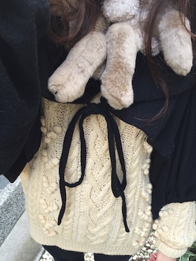 「BERNHARD WILLHELM（ベルンハルトウィルヘルム）のアイテム（その他アウター、ブラック系）」を使った、masamiさん（レディース・150cm）の冬コーディネート