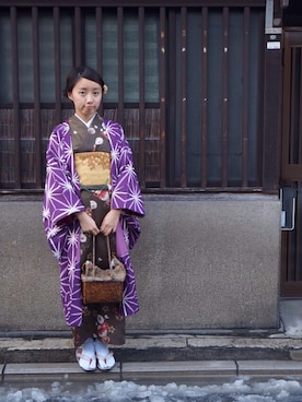 「正月」｜「アイテム（その他）」を使った、meuさん（レディース・155cm）の冬コーディネート