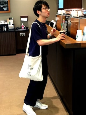 水野和希さん（メンズ・165cm）の夏コーディネート