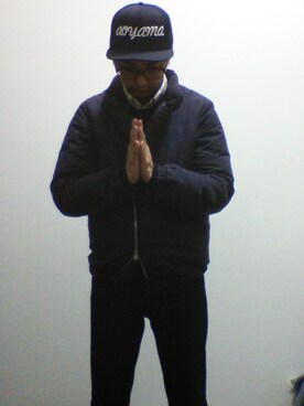 「nonnative（ノンネイティブ）のアイテム（ダウンジャケット/コート）」を使った、ryoさん（メンズ・177cm）の冬コーディネート