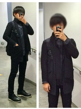 「［Champagne］」｜しょた。さん（メンズ・172cm）の冬コーディネート