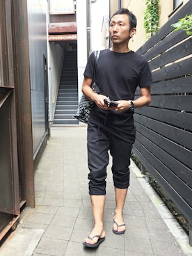 「アイテム（ウォレットチェーン）」を使った、Ryunosuke Terashiさん（メンズ・175cm）の夏コーディネート