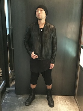 「JAM HOME MADE（ジャムホームメイド）の江戸切子 八角籠目文 チェーン ネックレス M シルバー925 ブランド オリジナル アクセサリー（ネックレス）」を使った、Ryunosuke Terashiさん（メンズ・175cm）の秋コーディネート