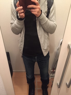 「green（グリーン）のアイテム（パンツ）」を使った、なつおさん（メンズ・168cm）の秋コーディネート