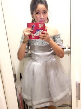 「LILY BROWN（リリーブラウン）のアイテム（ドレス）」を使った、yuiiinpoさん（レディース・156cm）の秋コーディネート