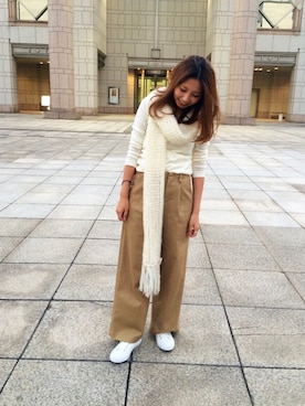 「アダムエロペ」｜maoさん（レディース・164cm）の秋コーディネート