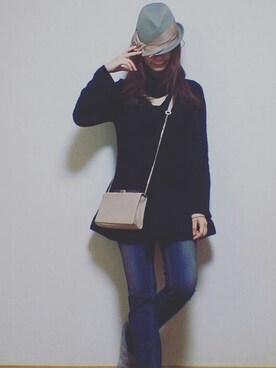 「黒ニット」｜ｍａｙｏ*さん（レディース・162cm）の秋コーディネート