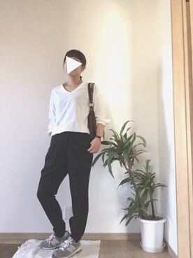 「C/MEO COLLECTIVE（カメオコレクティブ）のアイテム」を使った、しろこさん（レディース・160cm）の夏コーディネート