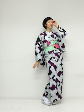 「モダン」｜「アイテム（アクセサリー）」を使った、モダンアンテナさん（レディース・161cm）の秋コーディネート
