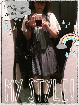 まきchamさん（レディース・157cm）の夏コーディネート