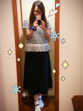 まきchamさん（レディース・157cm）の夏コーディネート