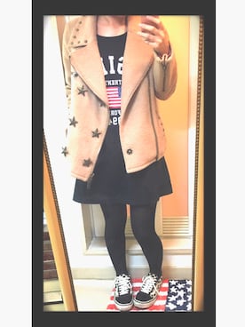 「Candy Stripper」｜「アイテム（ピーコート）」を使った、A娘さん（レディース・153cm）の秋コーディネート