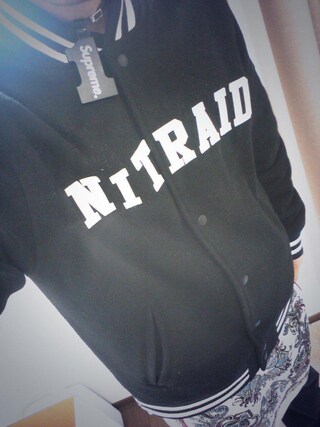 NITRAID スタジャン M グレー/ブラック nitraid スタジャン Mサイズ ブラック - メルカリ