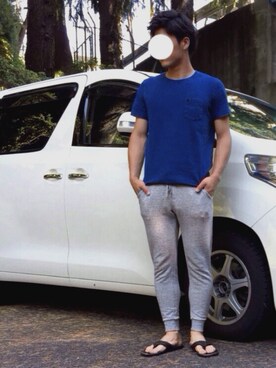 「Abercrombie&Fitch（アバークロンビーアンドフィッチ）のアイテム（シューズ）」を使った、tsugaさん（メンズ・174cm）の春コーディネート