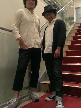 「BEAUTRIUM 」｜今井としひろさん（メンズ・172cm）の秋コーディネート