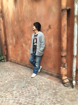 「アイテム（その他アウター）」を使った、今井としひろさん（メンズ・172cm・30代）の冬コーディネート